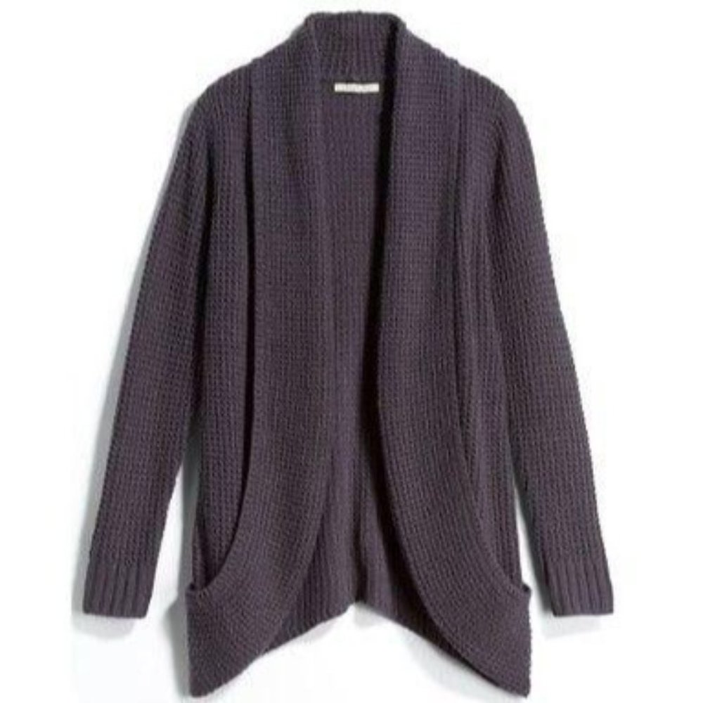 Market & Spruce Tabatha Waffle Knit Open Cardigan